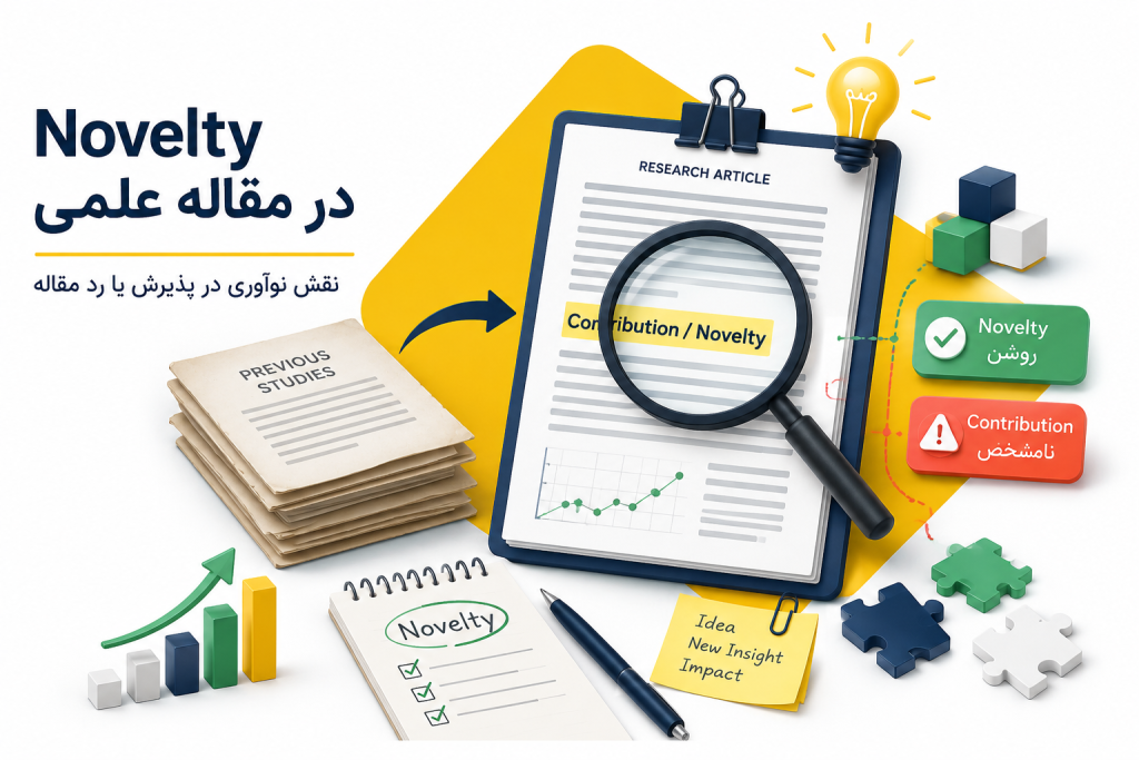 نقش Novelty در پذیرش یا رد مقاله چیست؟