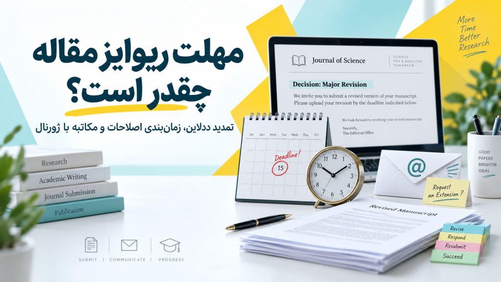 مهلت ریوایز مقاله چقدر است؟ راهنمای درخواست تمدید Deadline از سردبیر